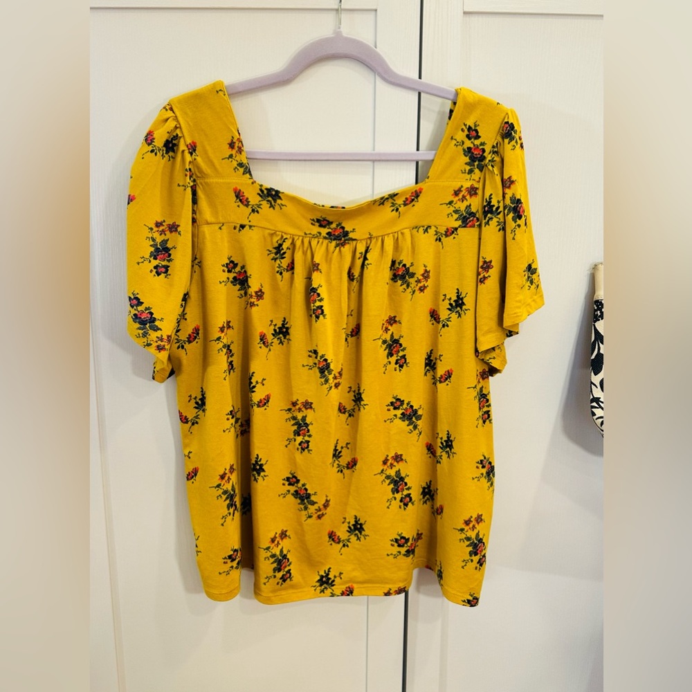 Lucky Brand Square-Neck Top - Picture 2 of 6